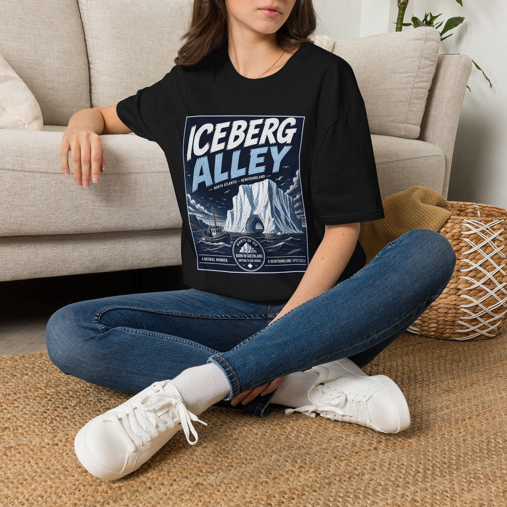 Iceberg Alley T‑Shirt — Vintage North Atlantic Newfoundland Graphic Tee - Newfineseplease.ca
