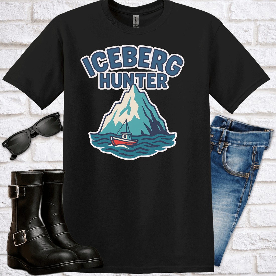 Iceberg Hunter T-Shirt - Newfinese Please