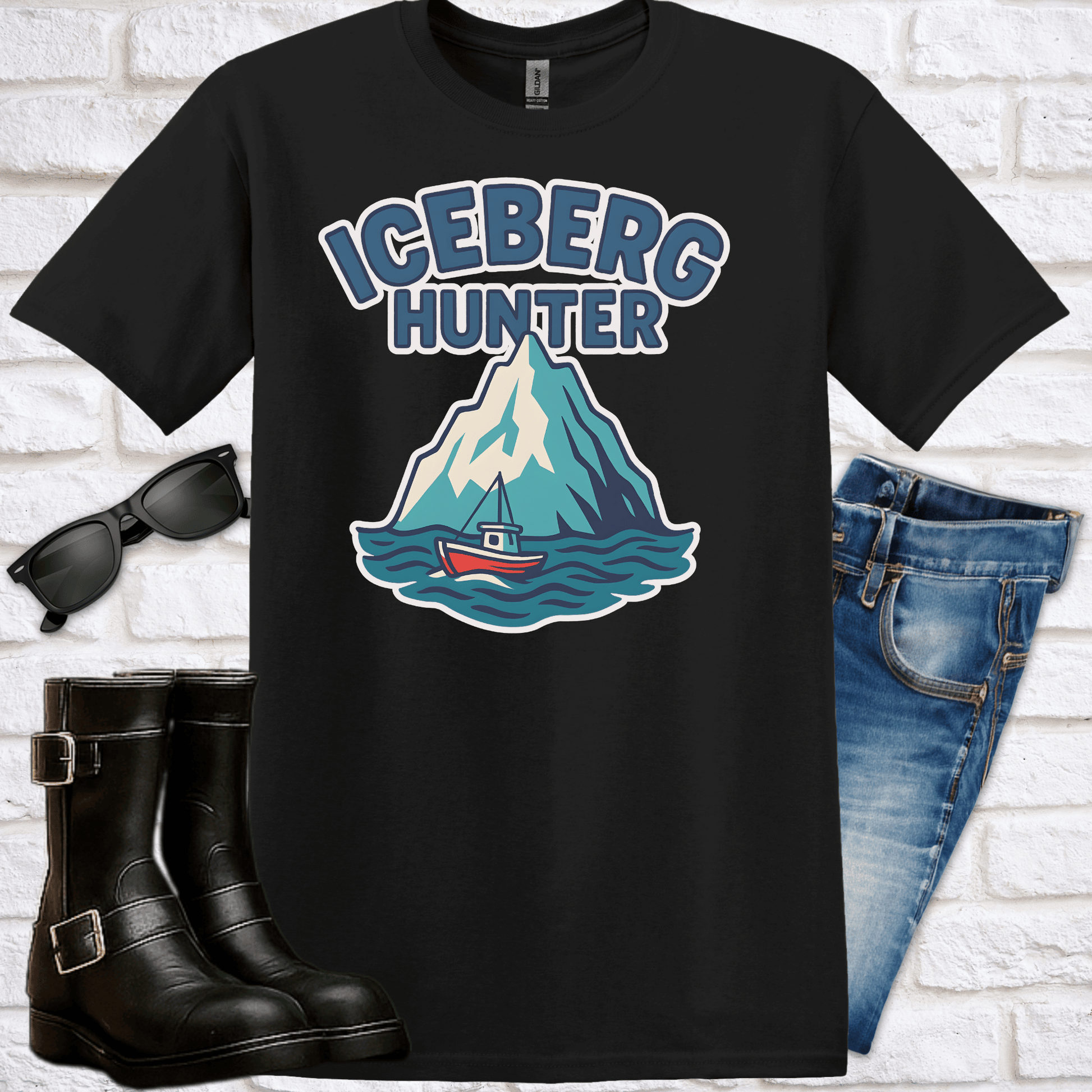 Iceberg Hunter T-Shirt - Newfinese Please