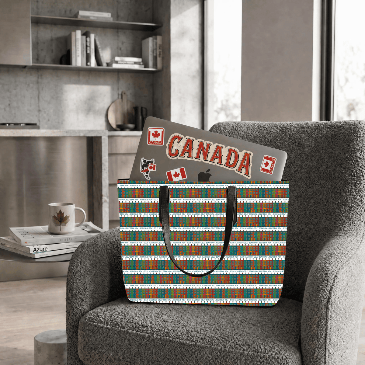 Jelly Bean Row Tote - Newfineseplease.ca