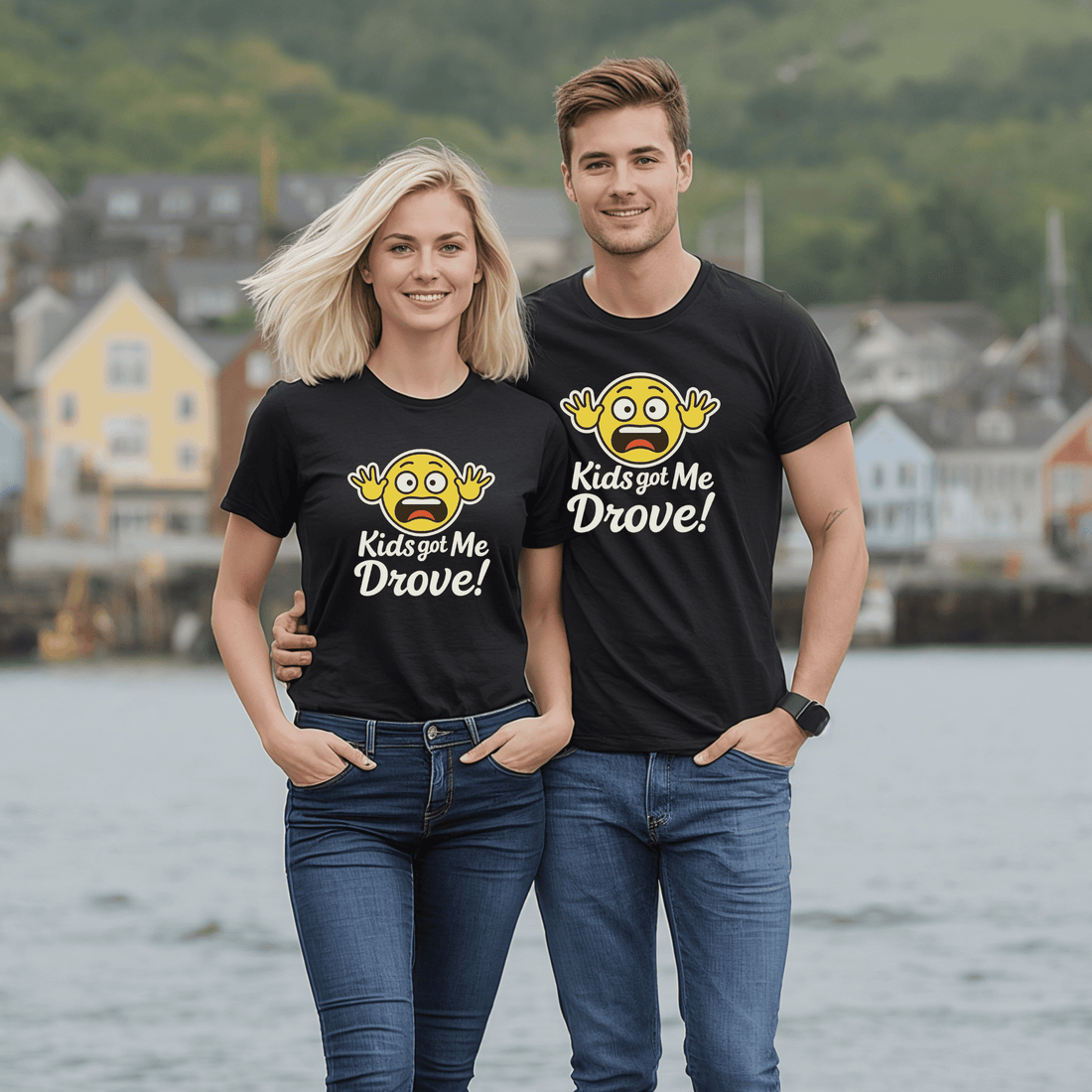 "Kids Got Me Drove" T-Shirt - Newfinese Please