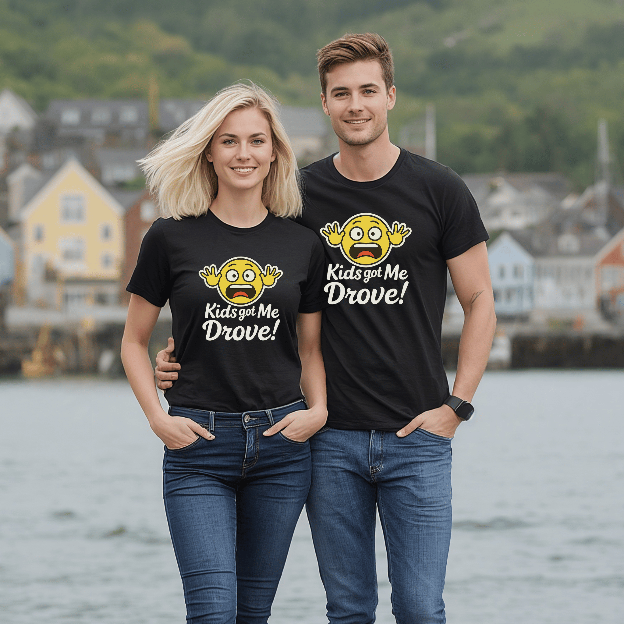 "Kids Got Me Drove" T-Shirt - Newfinese Please