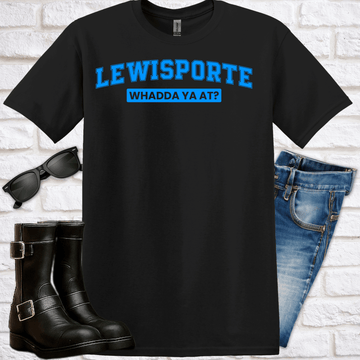 Lewisporte "WHADDA YA AT?" Tee - Newfinese Please