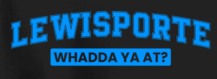 "Lewisporte — Whadda Ya At?" Tee — Newfoundland Whadda Ya At? Places Collection; - Newfineseplease.ca