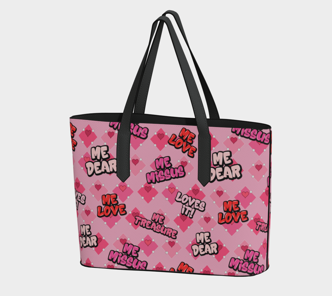 love_graffiti_pattern_tote - Newfineseplease.ca