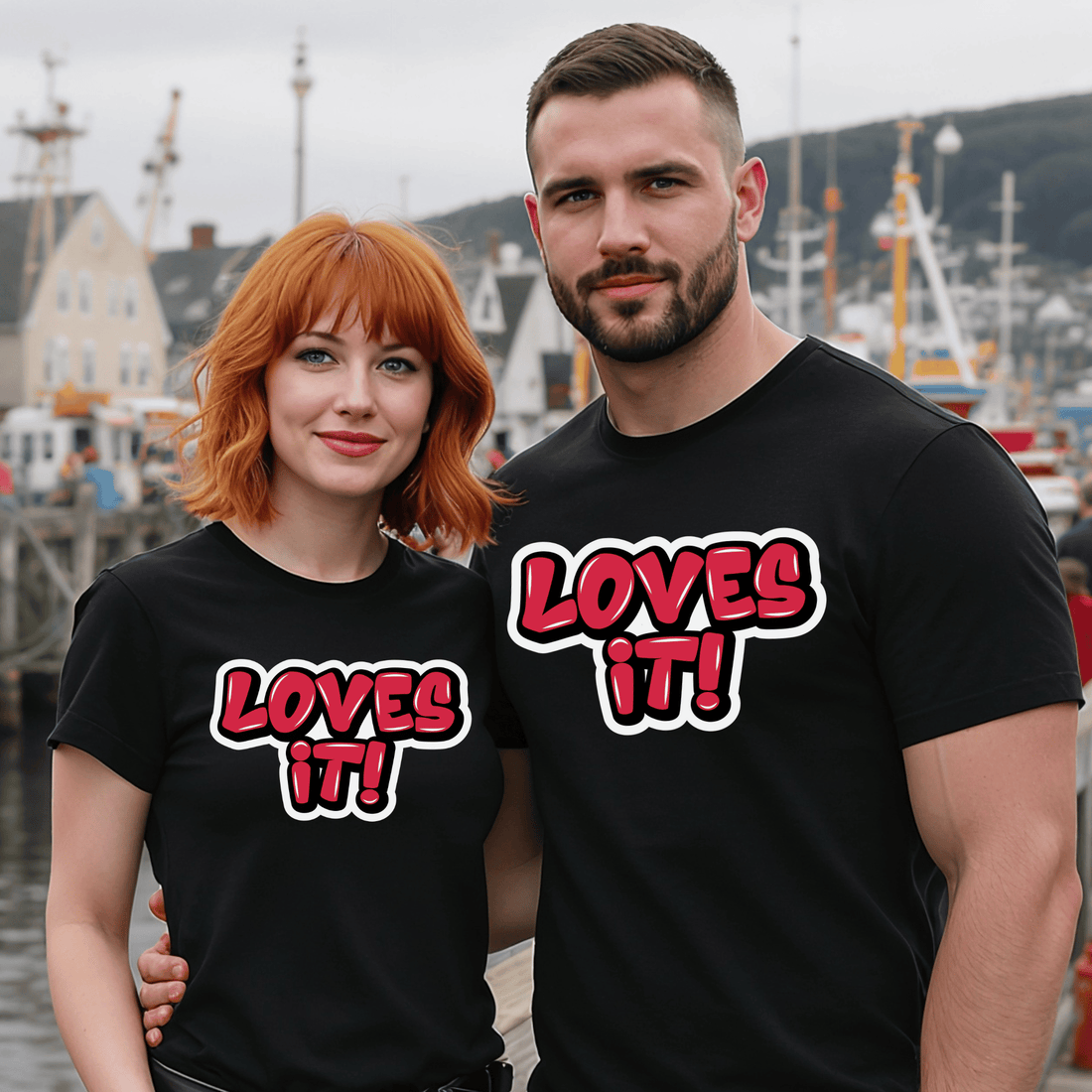 "Loves It" Graffiti T-Shirt - Newfinese Please