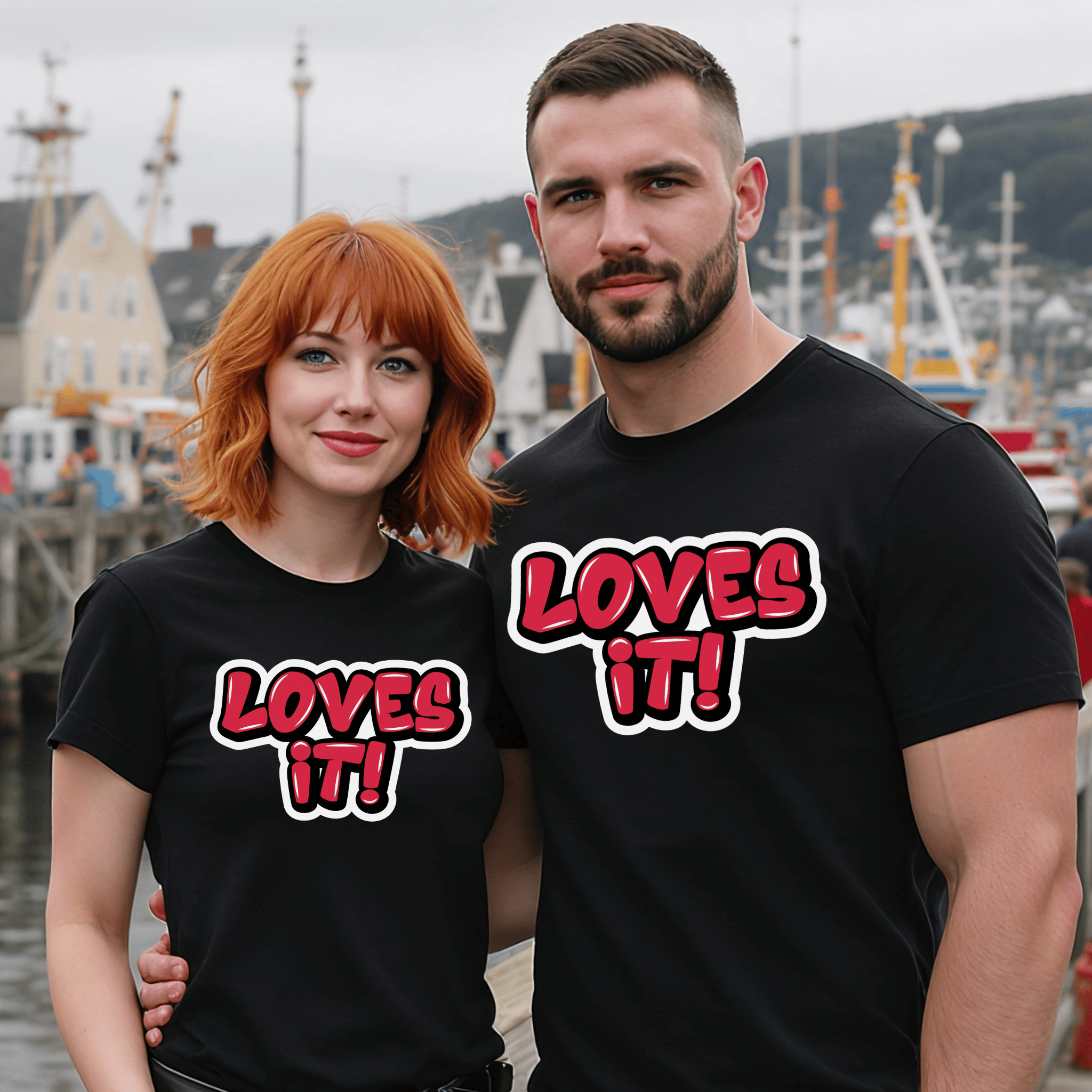 "Loves It" Graffiti T-Shirt - Newfinese Please