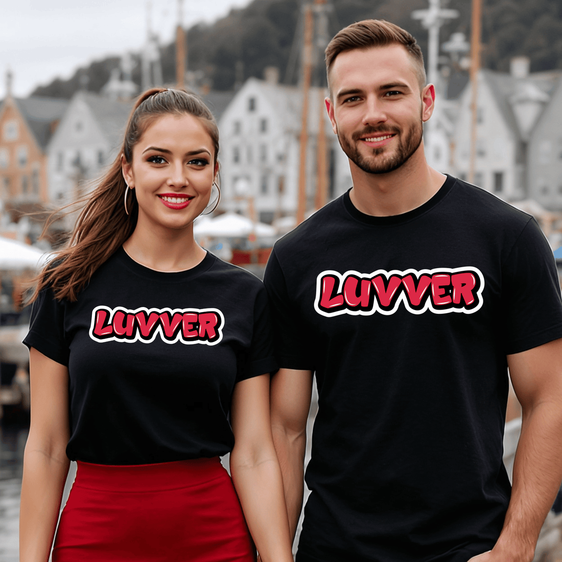 "Luvver" Graffiti Style T-Shirt - Newfinese Please