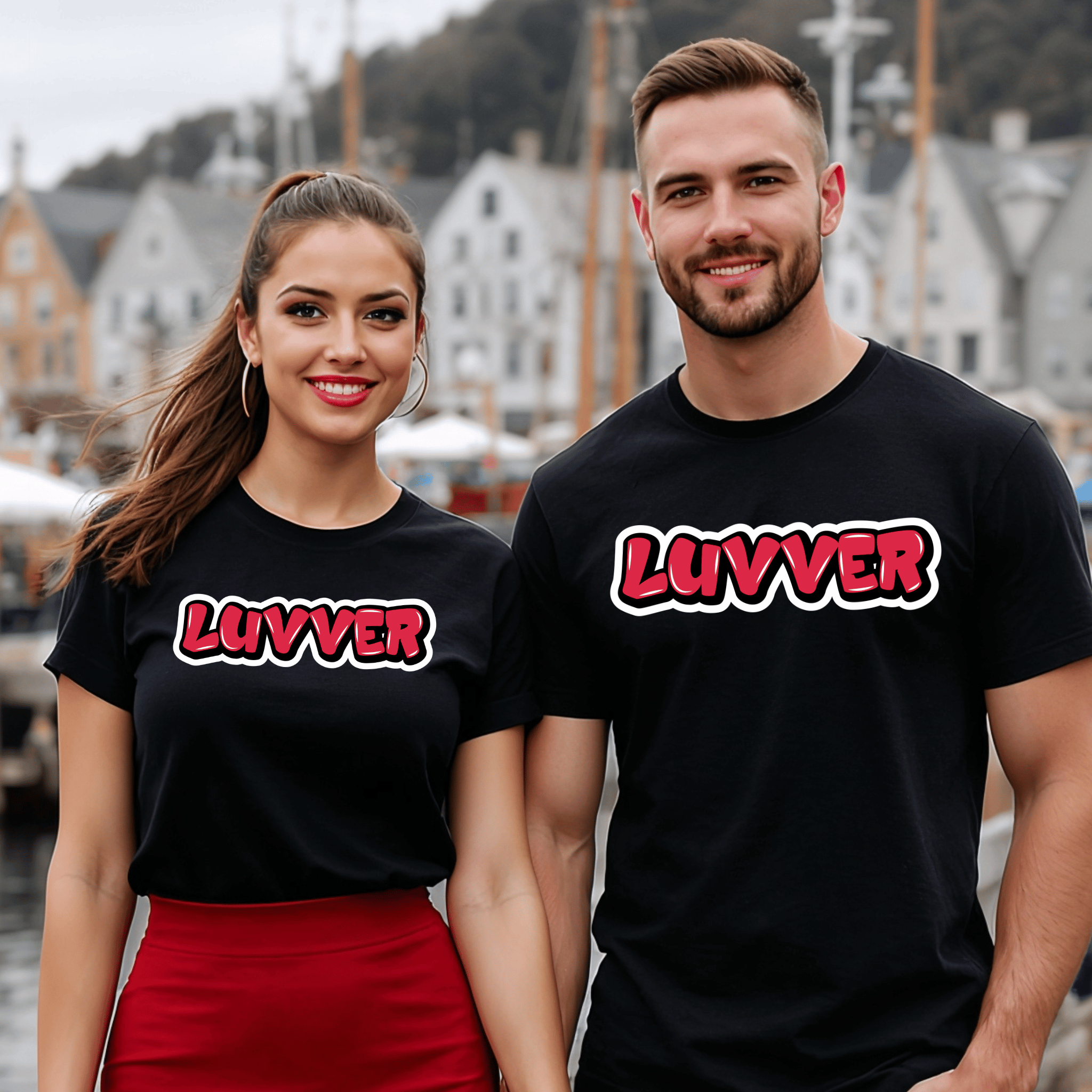 "Luvver" Graffiti Style T-Shirt - Newfinese Please