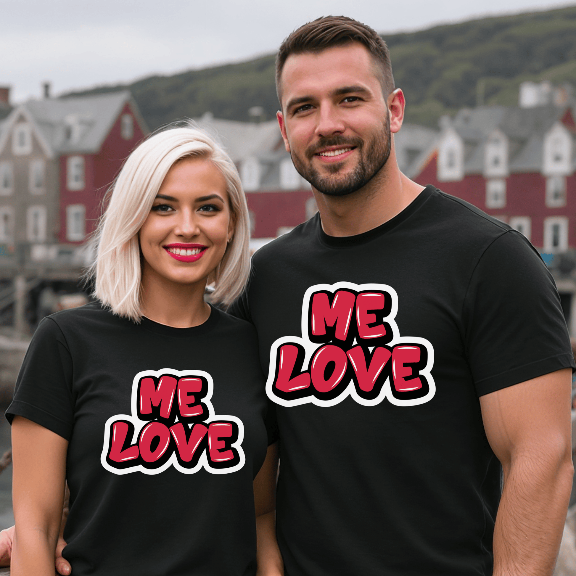 "Me Love" Graffiti T-Shirt - Newfinese Please