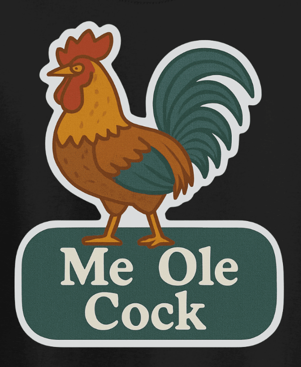 "Me Ole Cock" Tee — Newfinese Classic Collection - Newfineseplease.ca