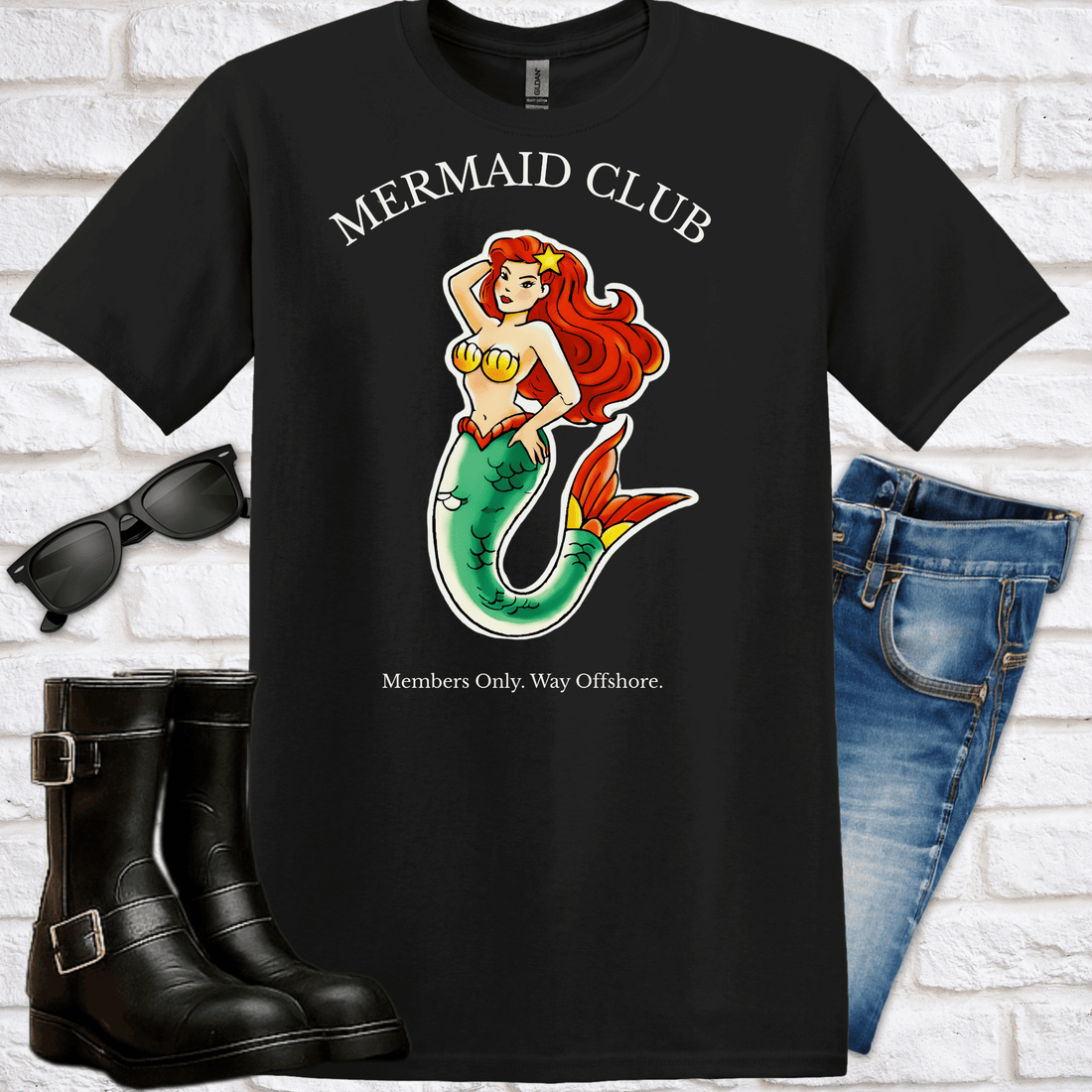 Mermaid Club Tee - Newfinese Please