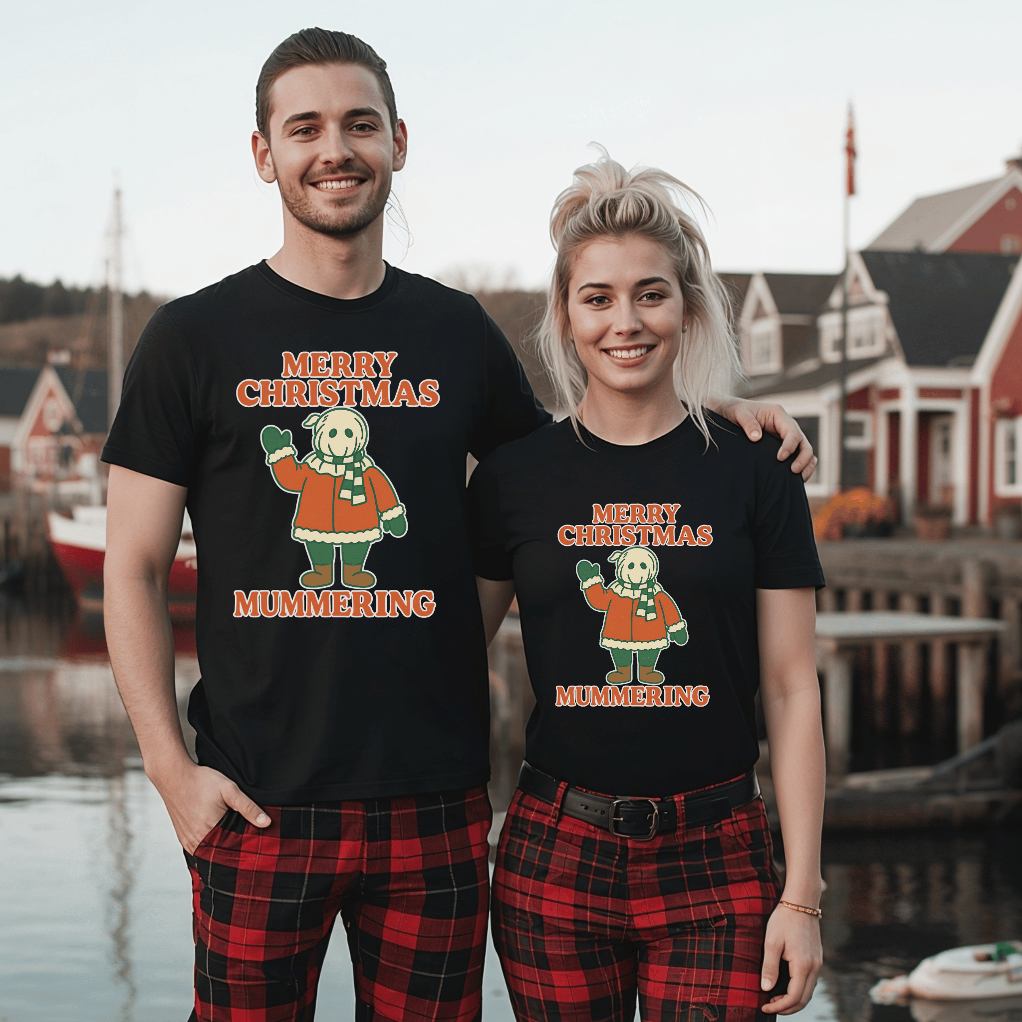 "Merry Christmas Mummering" T-Shirt - Newfinese Please