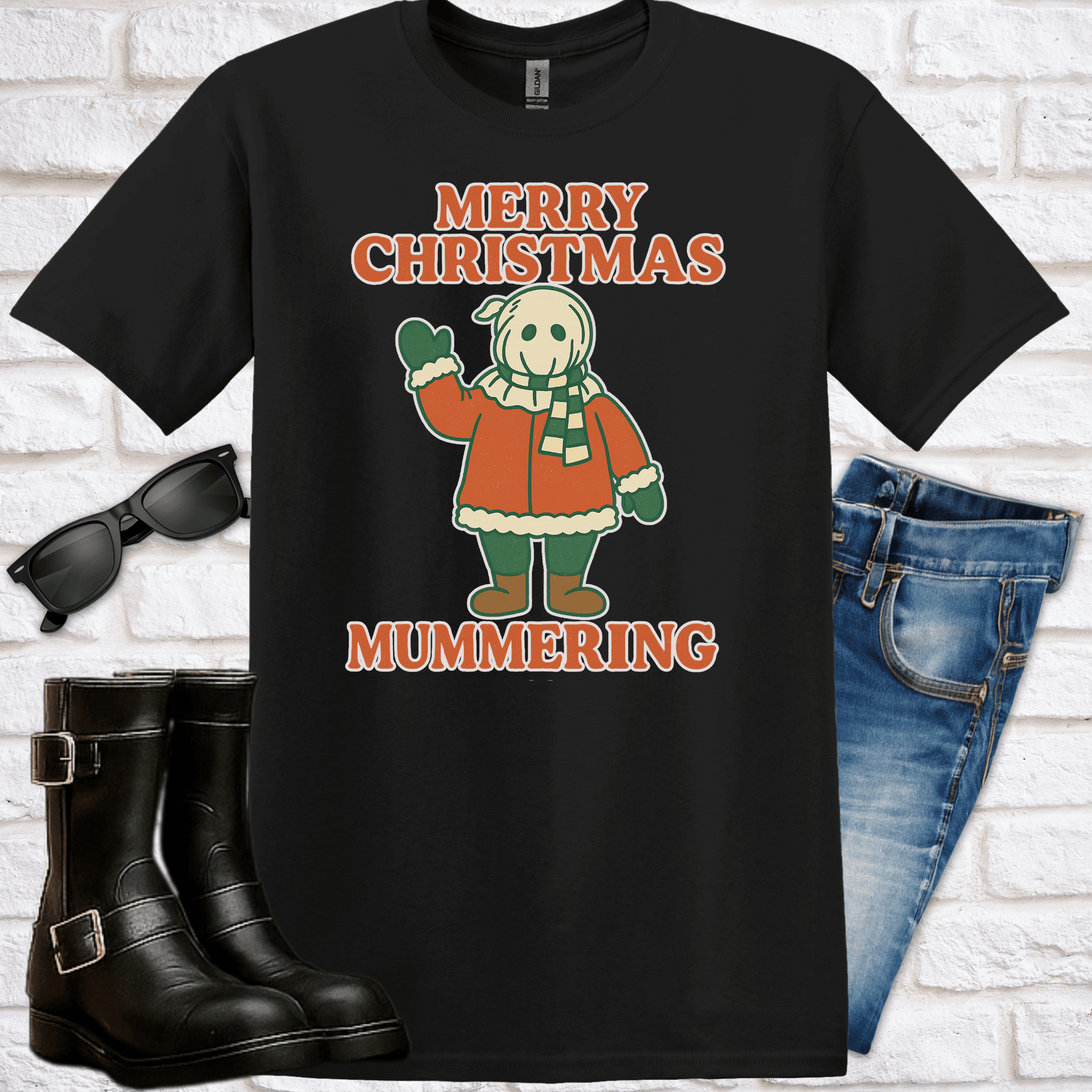 "Merry Christmas Mummering" T-Shirt - Newfinese Please