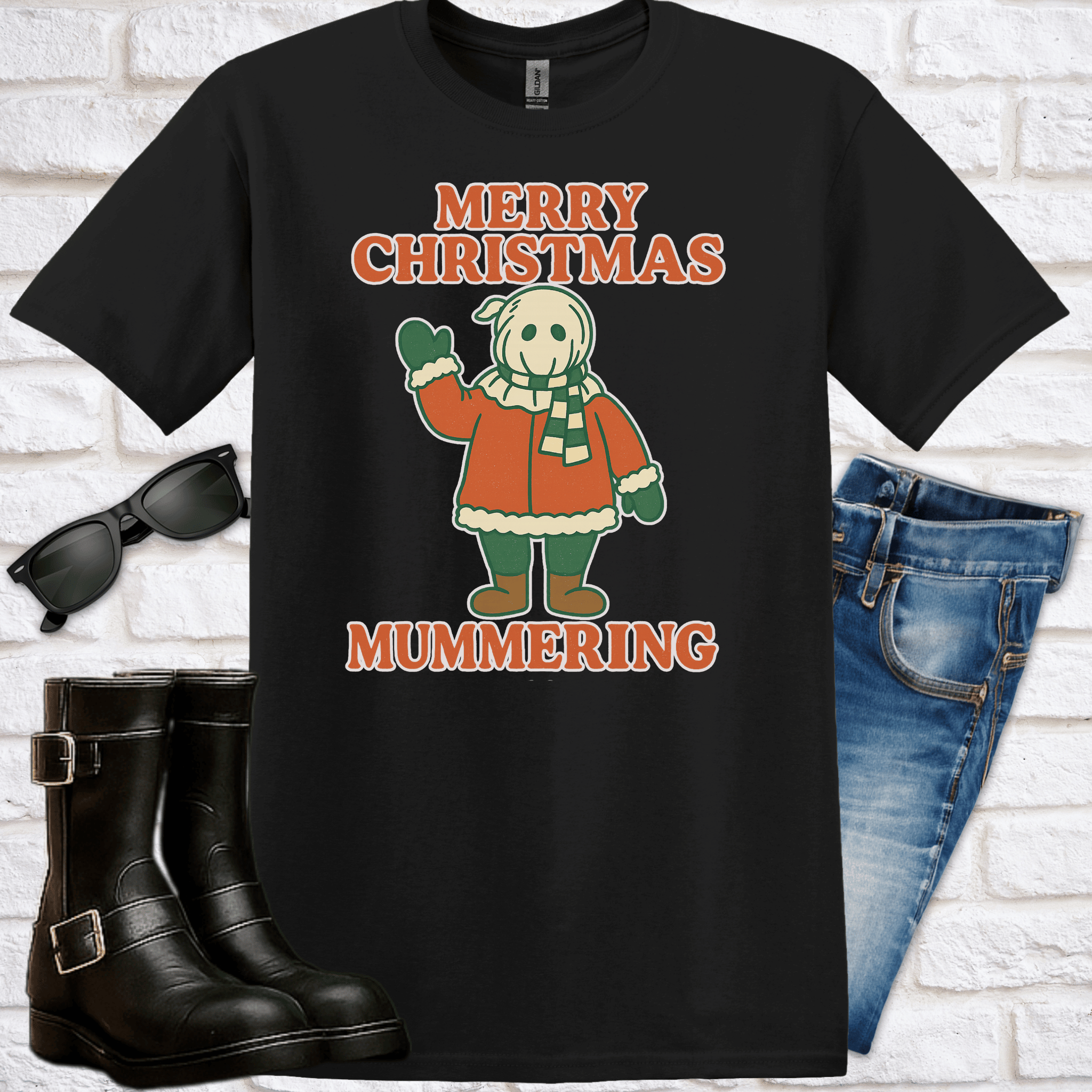 "Merry Christmas Mummering" T-Shirt - Newfinese Please