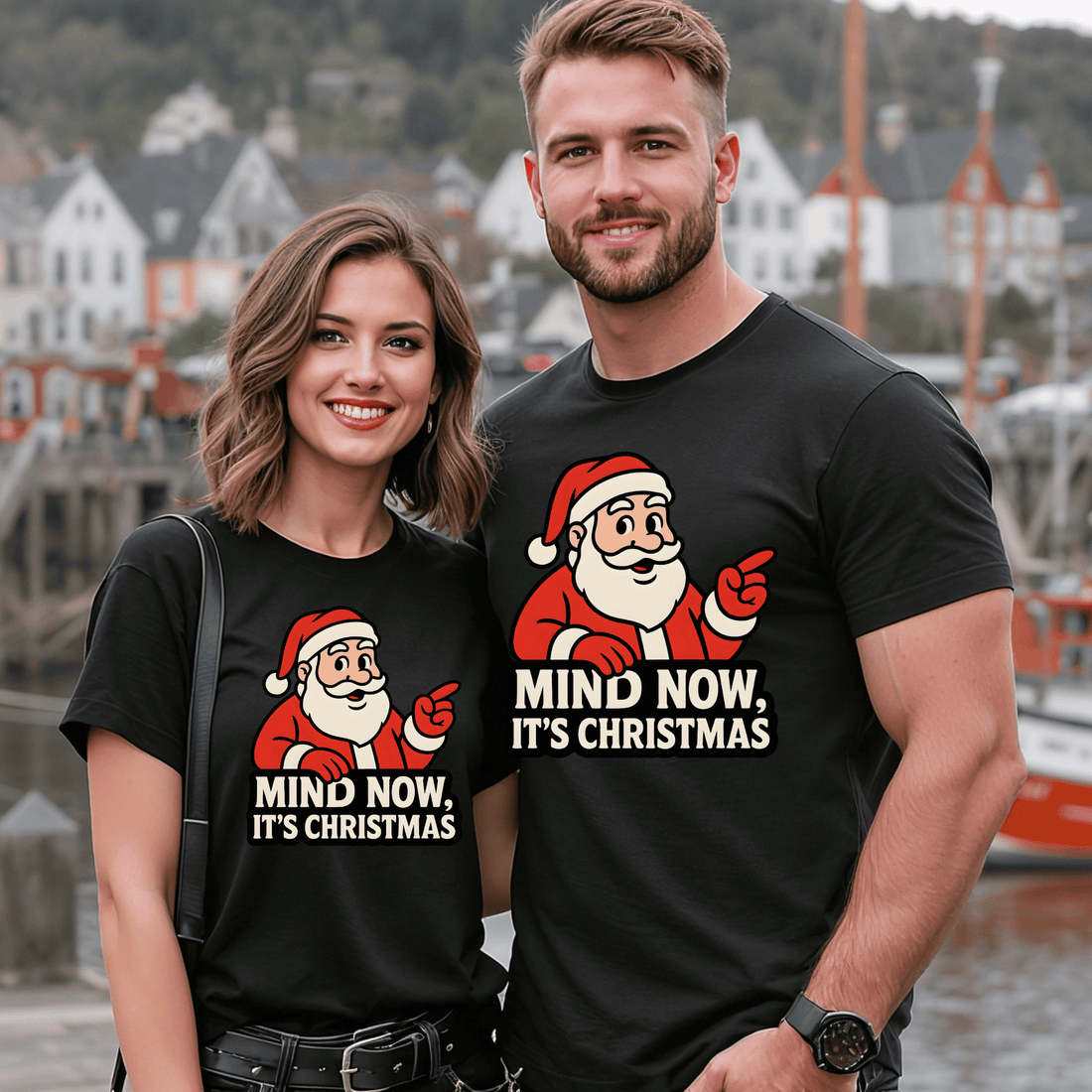 "Mind Now It’s Christmas" T-Shirt - Newfinese Please