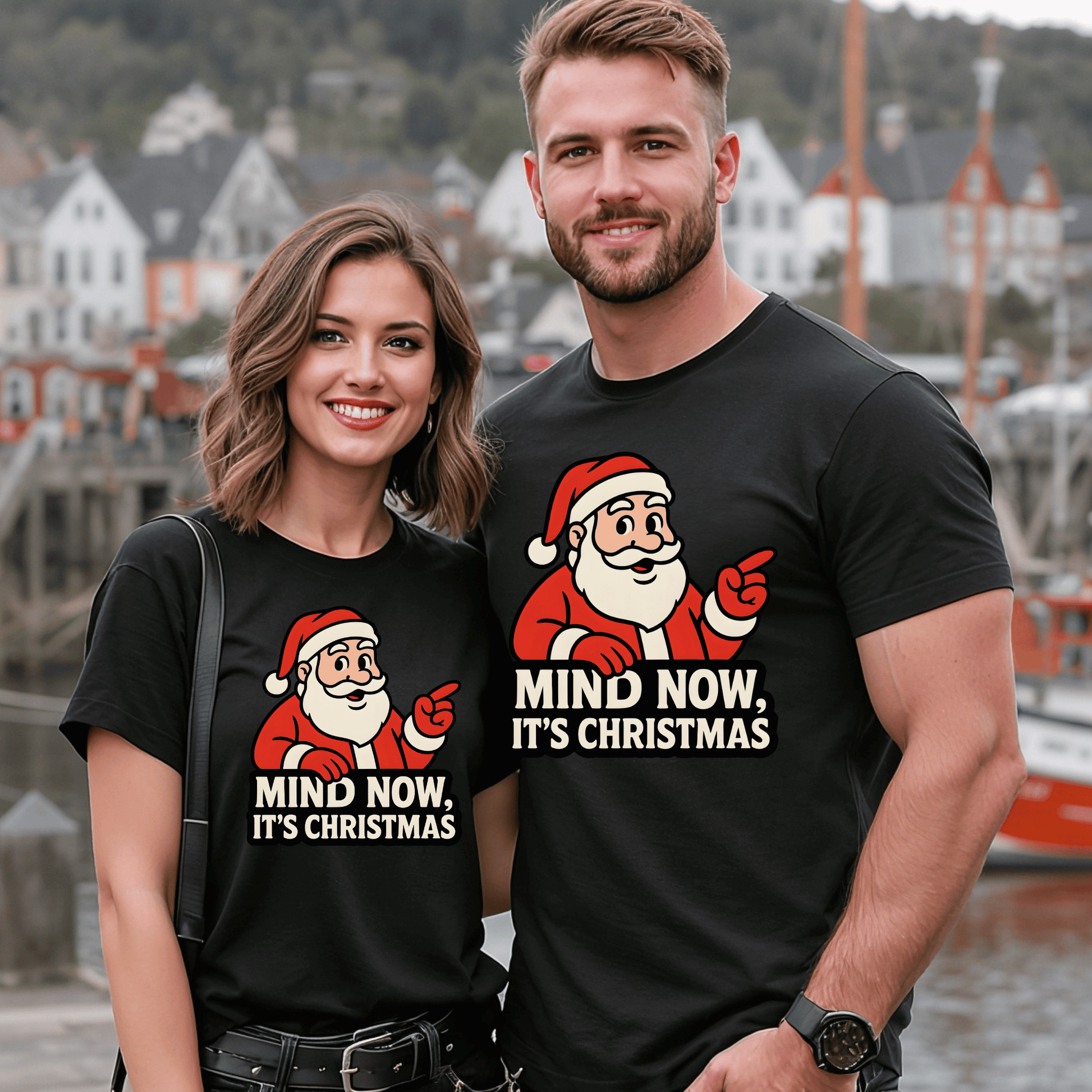 "Mind Now It’s Christmas" T-Shirt - Newfinese Please
