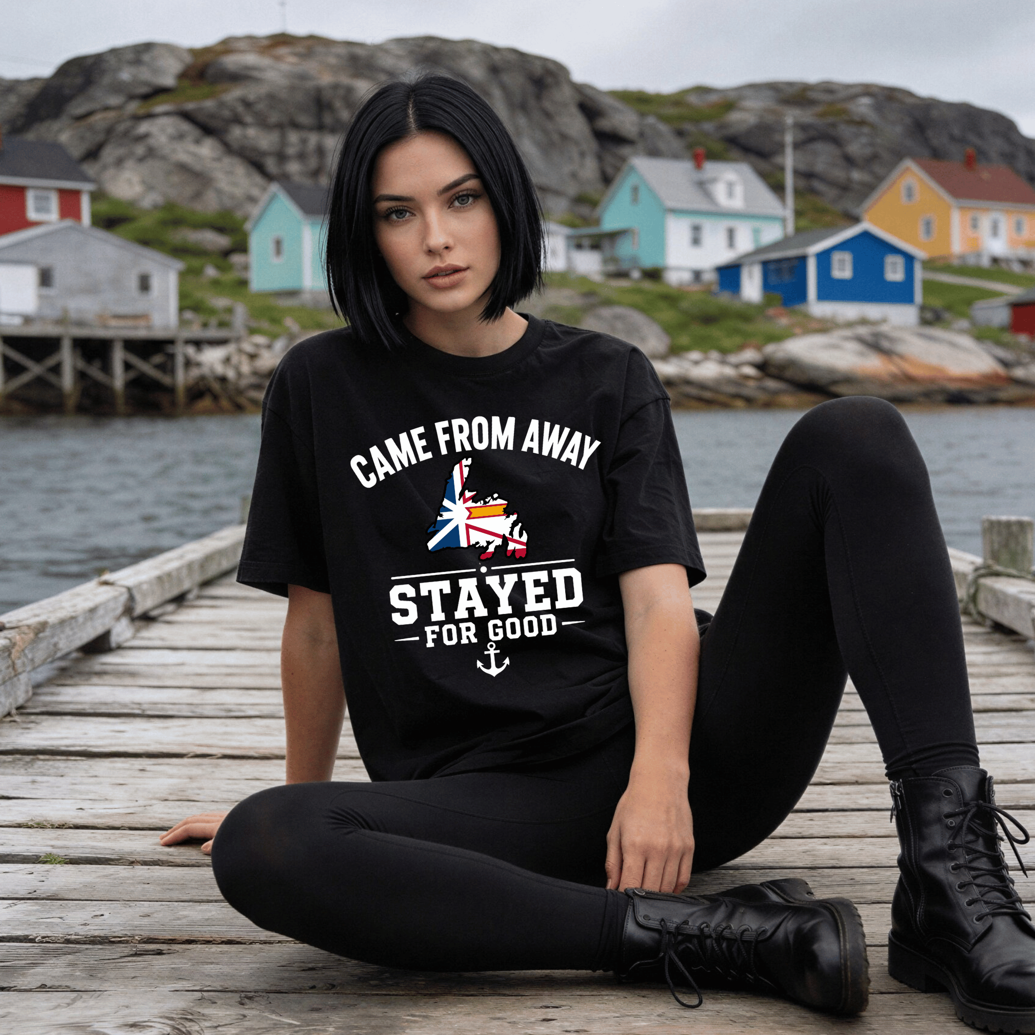 "Came From Away, Stayed For Good" Tee — Newfoundland Collection