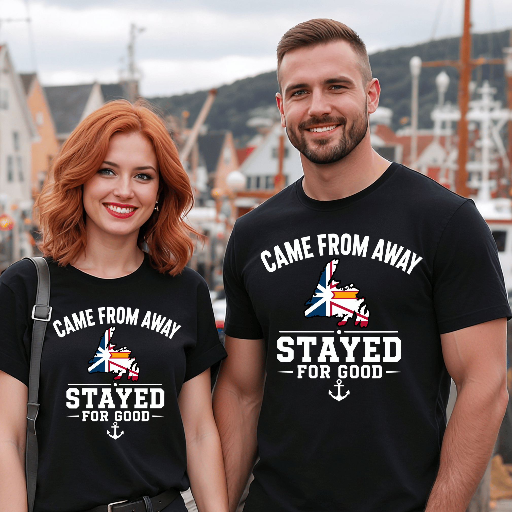 "Came From Away, Stayed For Good" Tee — Newfoundland Collection