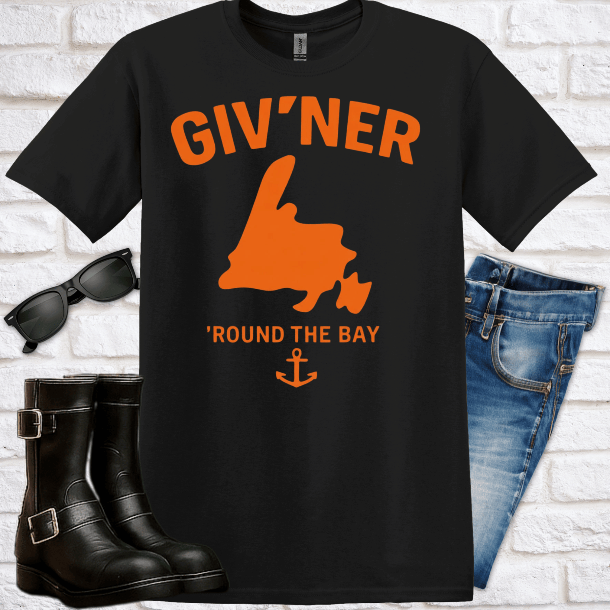 Giv'ner 'Round the Bay T‑Shirt — Nautical Collection
