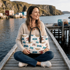 "Newfinese Havin' A Time" Tote