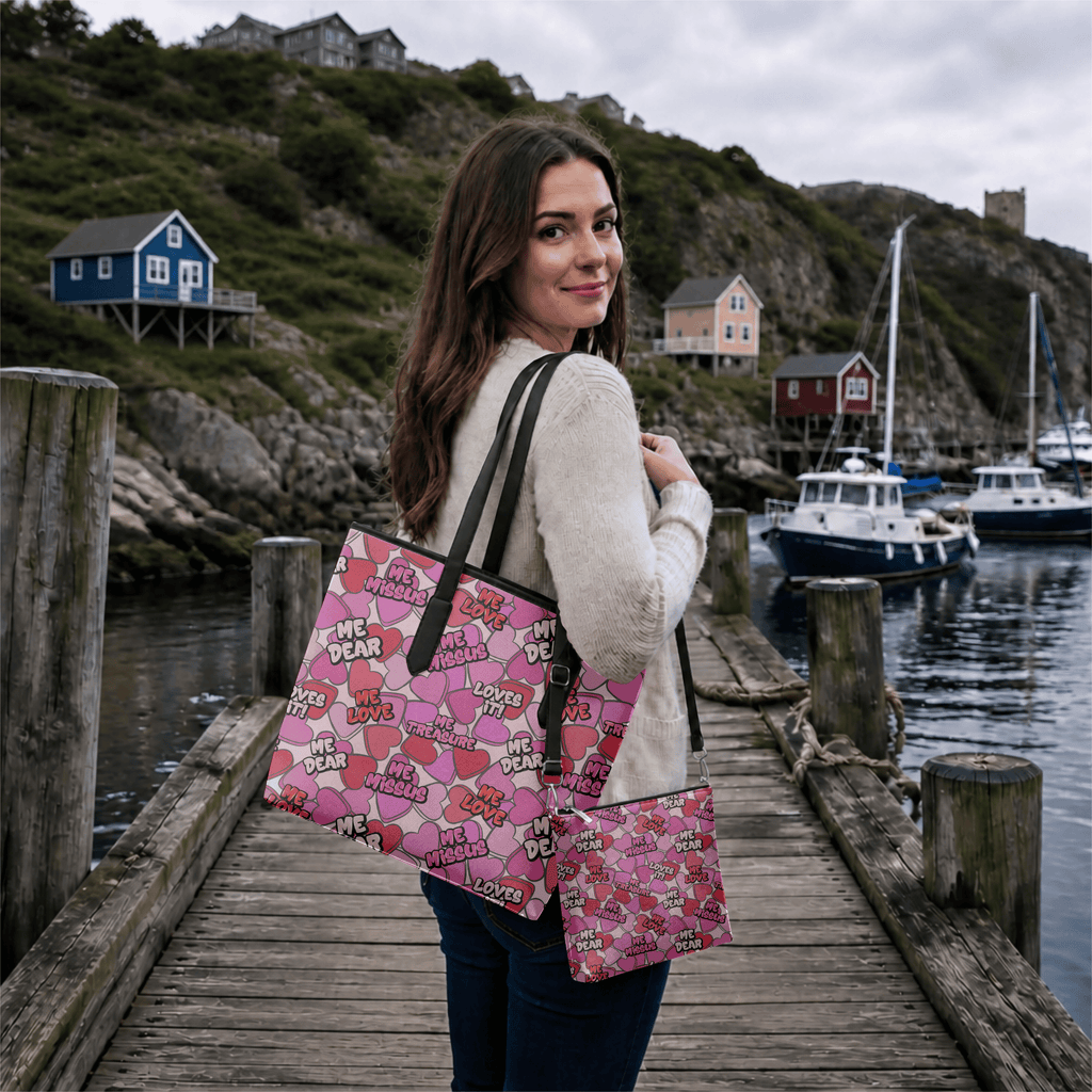 "Newfinese Sweethearts" Tote