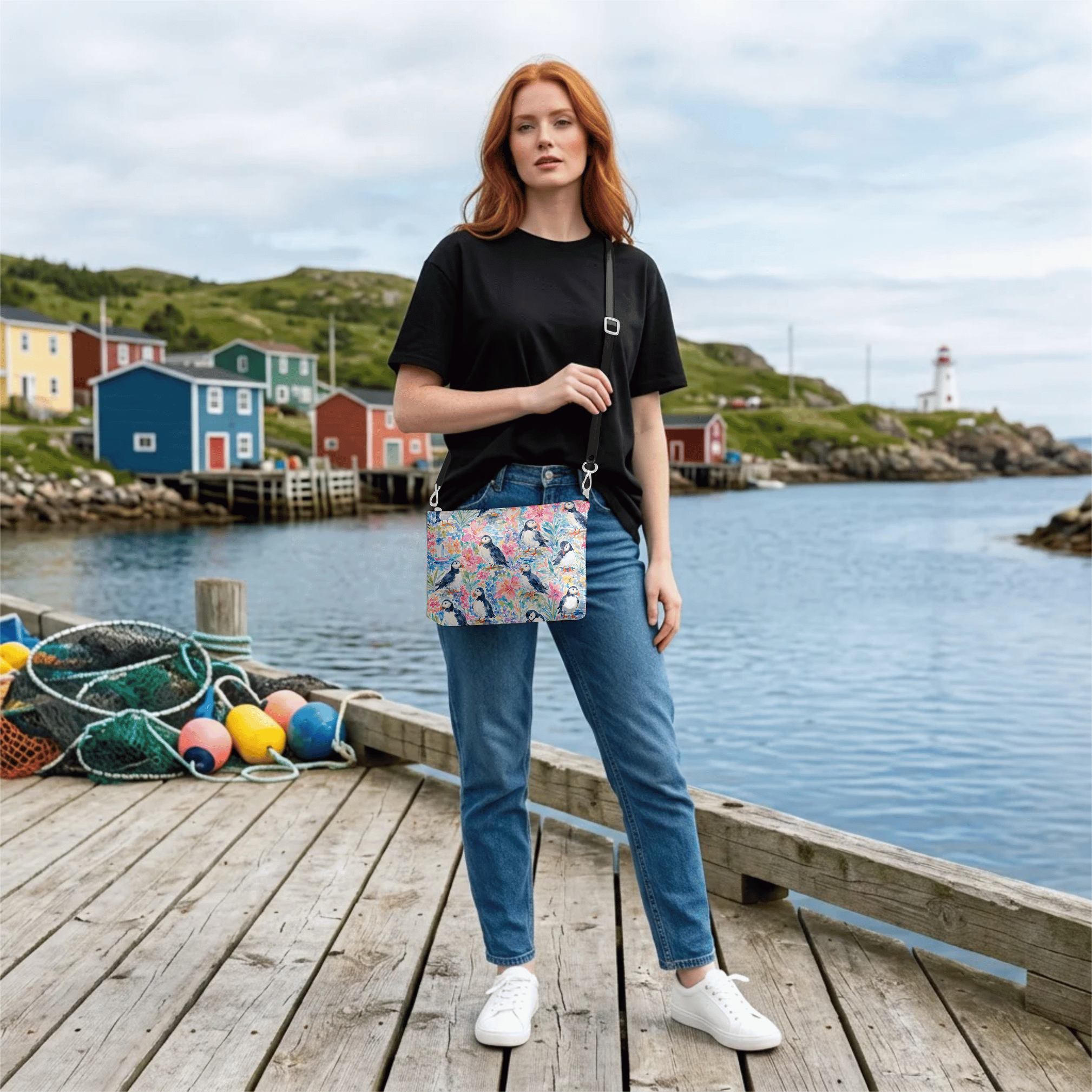 Puffin Garden Crossbody