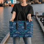 "Newfinese Greetings" on the Water Tote