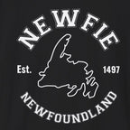 "Newfie" Map Newfoundland T-Shirt - Newfinese Please