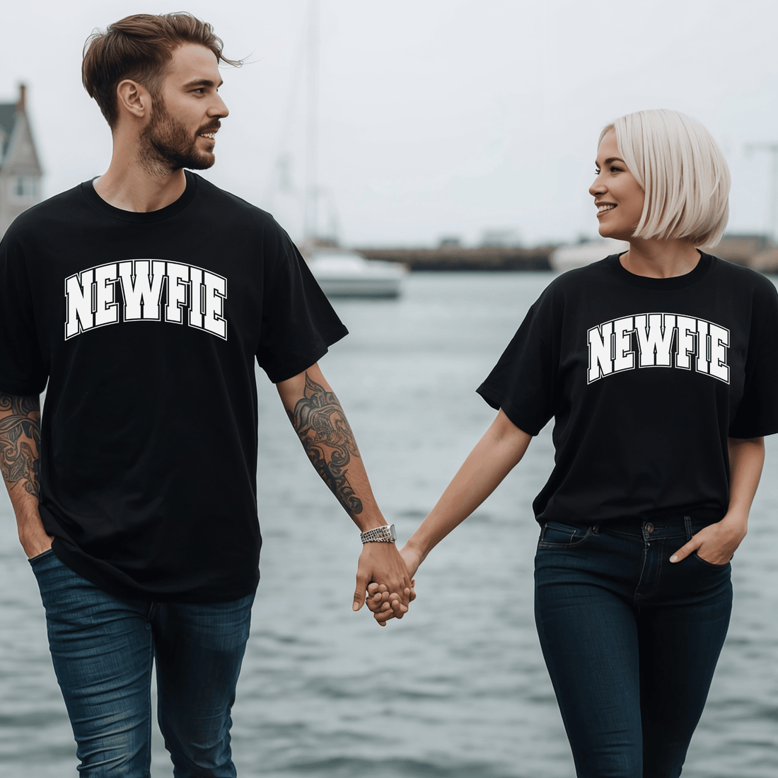 "Newfie" Varsity T-Shirt - Newfinese Please
