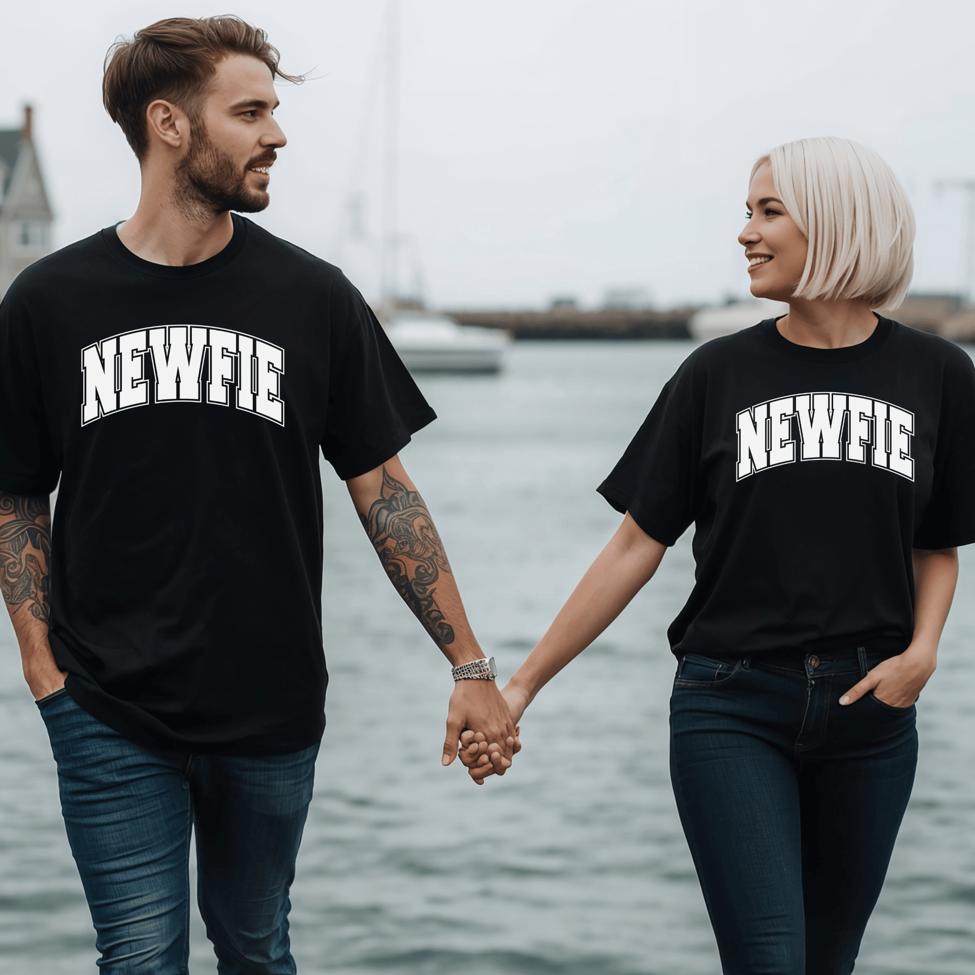 "Newfie" Varsity T-Shirt - Newfinese Please