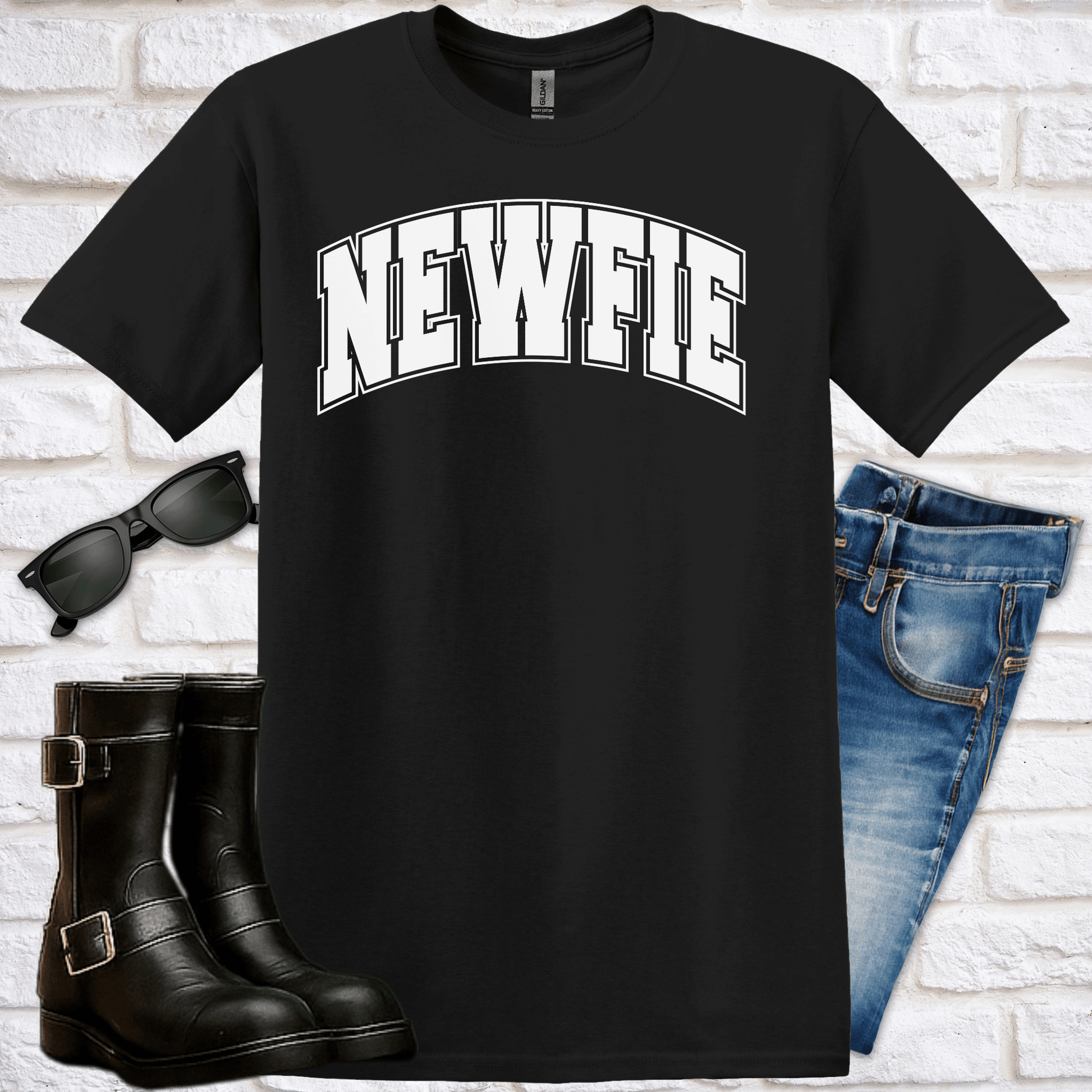 "Newfie" Varsity T-Shirt - Newfinese Please