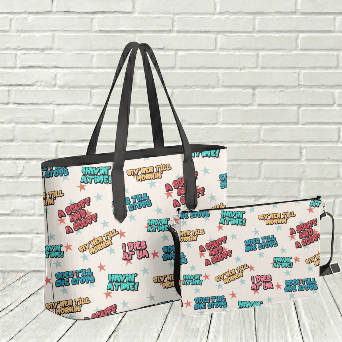 "Newfinese Havin' A Time" Crossbody - Newfineseplease.ca