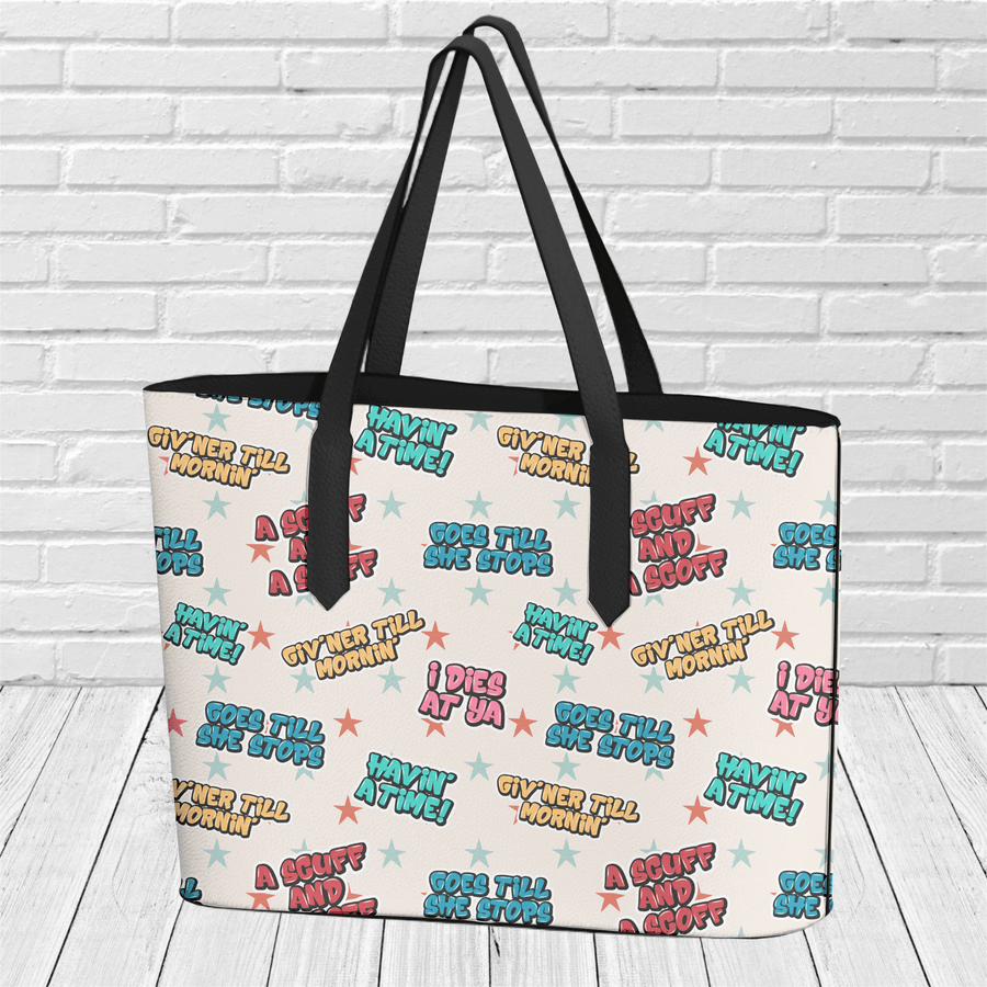 "Newfinese Havin' A Time" Tote - Newfineseplease.ca