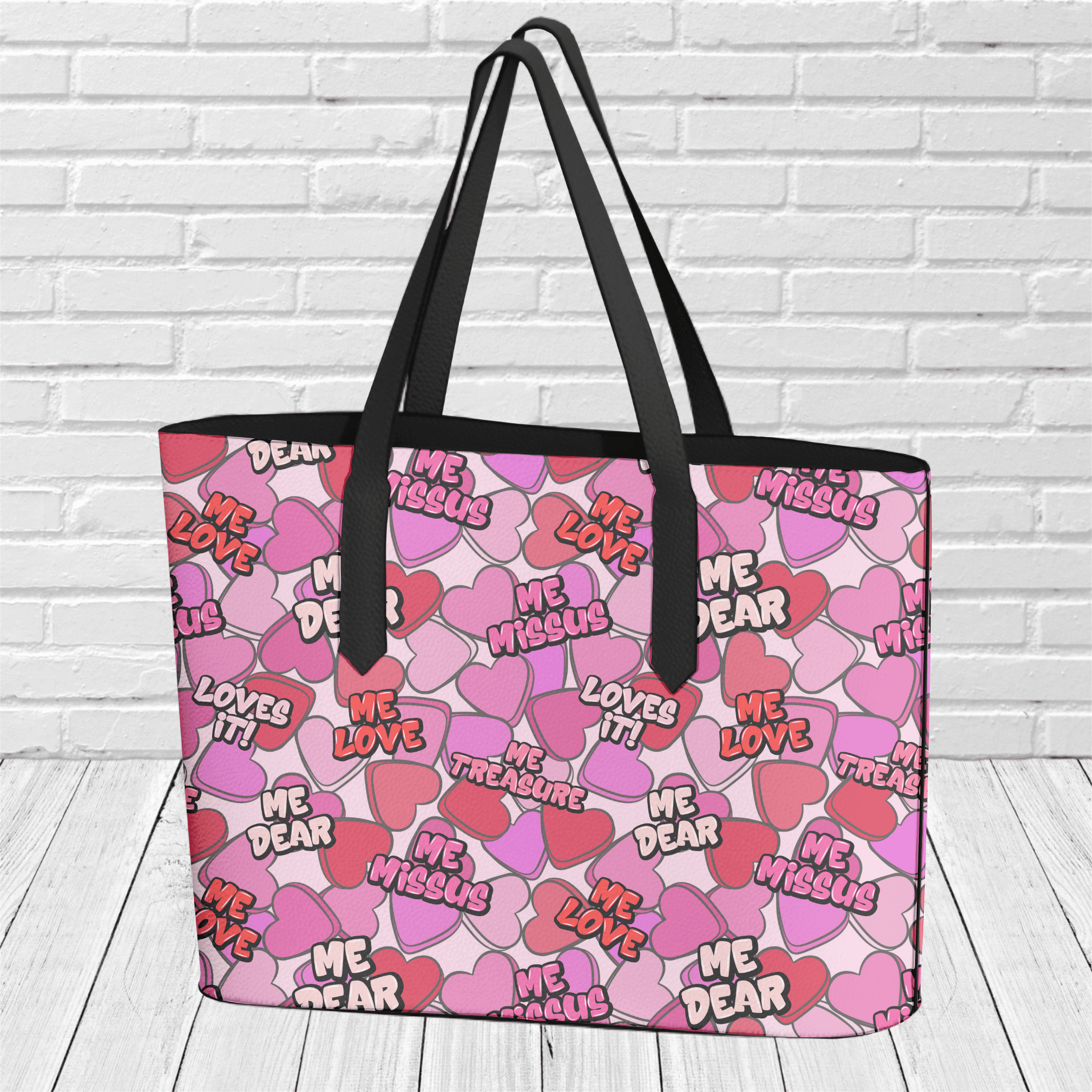 "Newfinese Sweethearts" Tote - Newfineseplease.ca