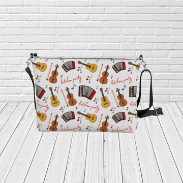 Newfoundland and Labrador Kitchen Party Crossbody – Music Pattern Travel & Gift Purse - Newfinese Please