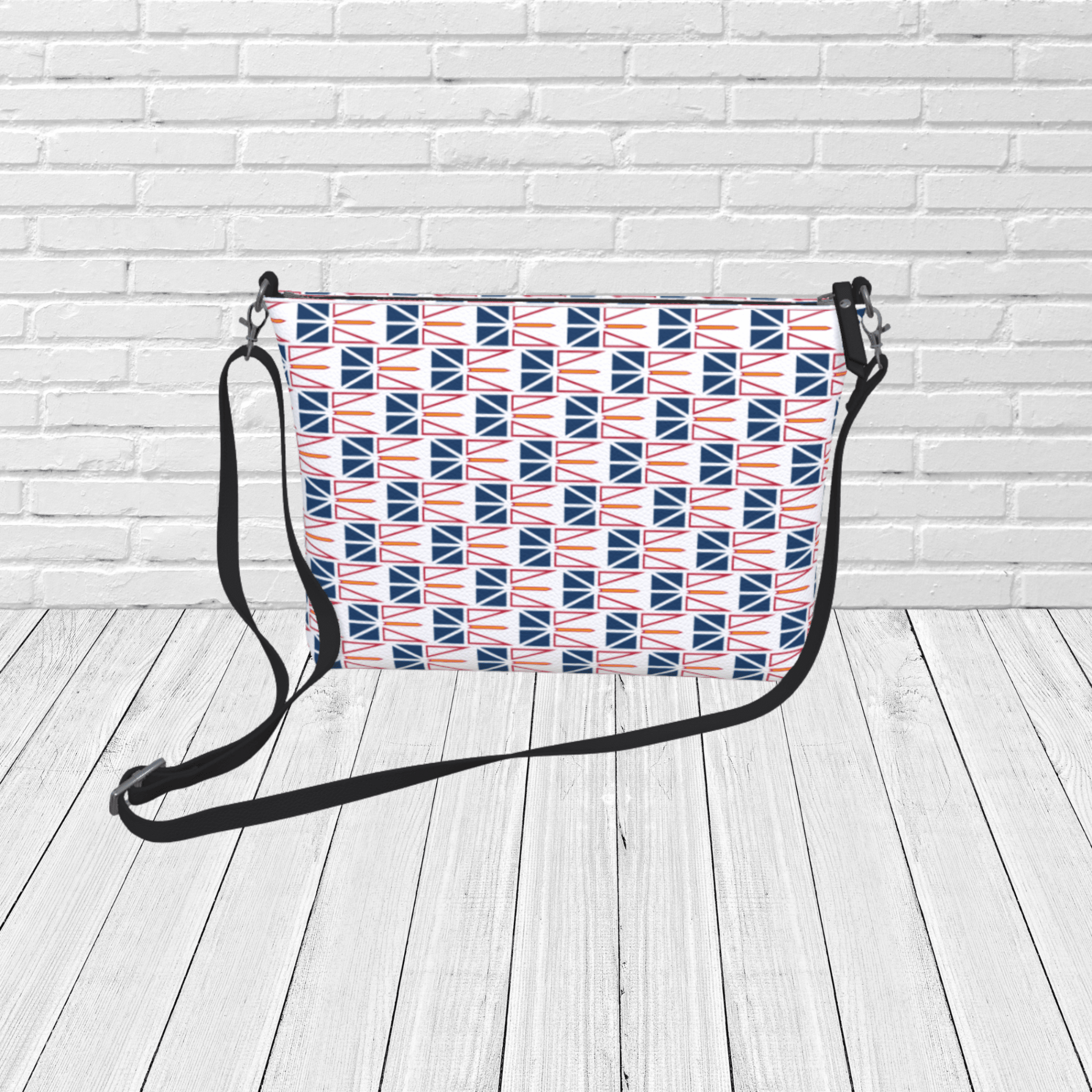 Newfoundland and Labrador Provincial Flag Crossbody – NL Travel & Gift Crossbody - Newfinese Please