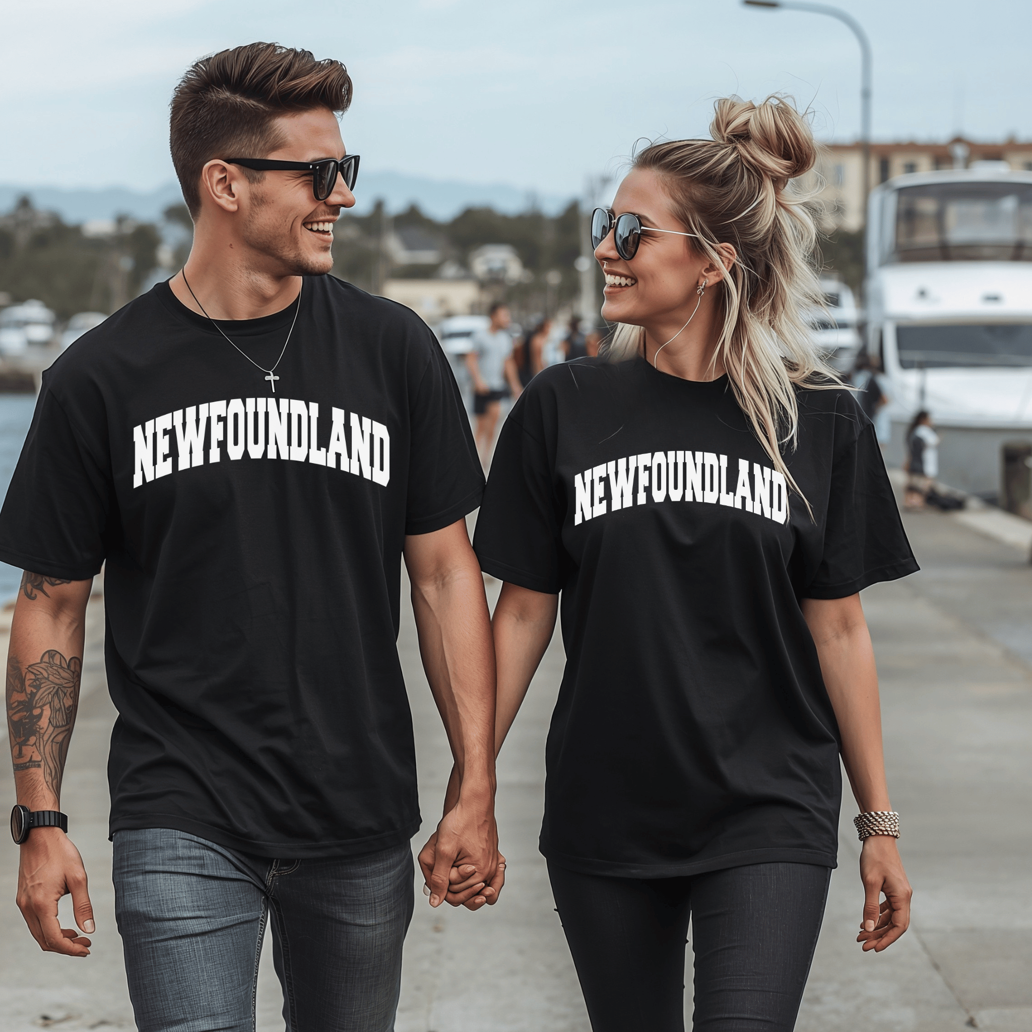 Newfoundland Classic Varsity T-Shirt - Newfinese Please