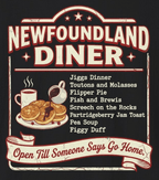 Newfoundland Diner T-Shirt — Vintage Menu Tee (Jiggs Dinner, Toutons, Flipper Pie) - Newfineseplease.ca