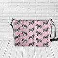 Newfoundland Dog Pink Stripe Crossbody - Newfineseplease.ca