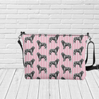 Newfoundland Dog Pink Stripe Crossbody - Newfineseplease.ca