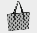 Newfoundland Dog Pinstripe Tote - Newfineseplease.ca