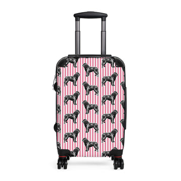 Newfoundland Dog Stripe 3 Piece Luggage Set - Newfinese Please