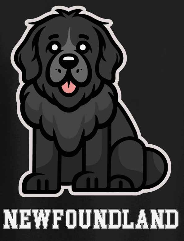 "Newfoundland Dog" Tee — Newfoundland Collection - Newfineseplease.ca