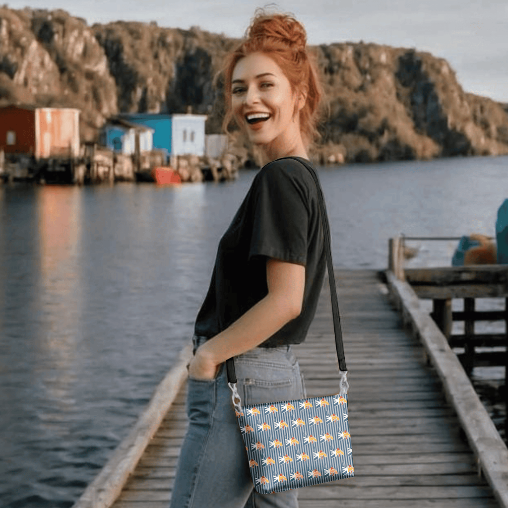 "Newfoundland Flag Island" Crossbody - Newfineseplease.ca