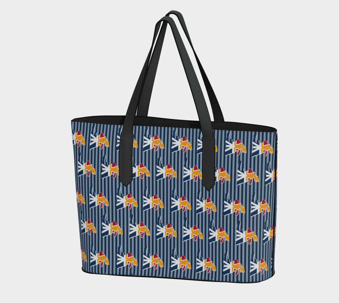 Newfoundland Flag Island Tote - Newfineseplease.ca