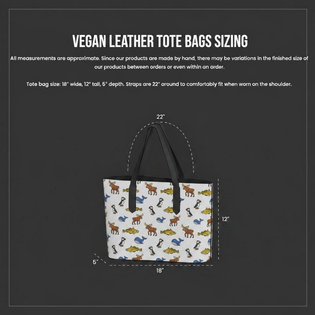 Newfoundland Flag Pattern Tote Bag – Newfoundland Travel & Gift Tote - Newfinese Please