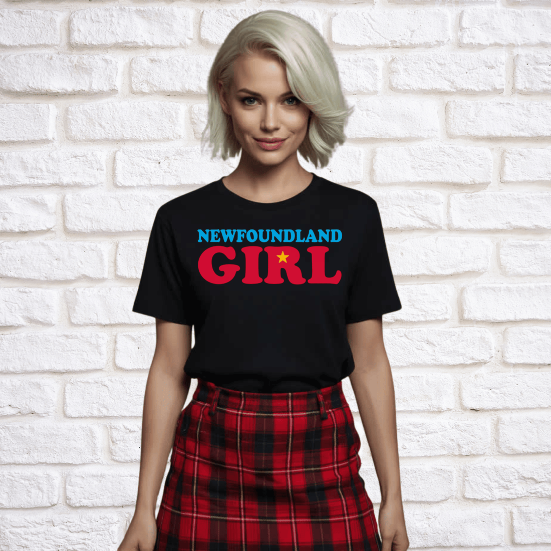 "Newfoundland Girl" T-Shirt - Newfinese Please