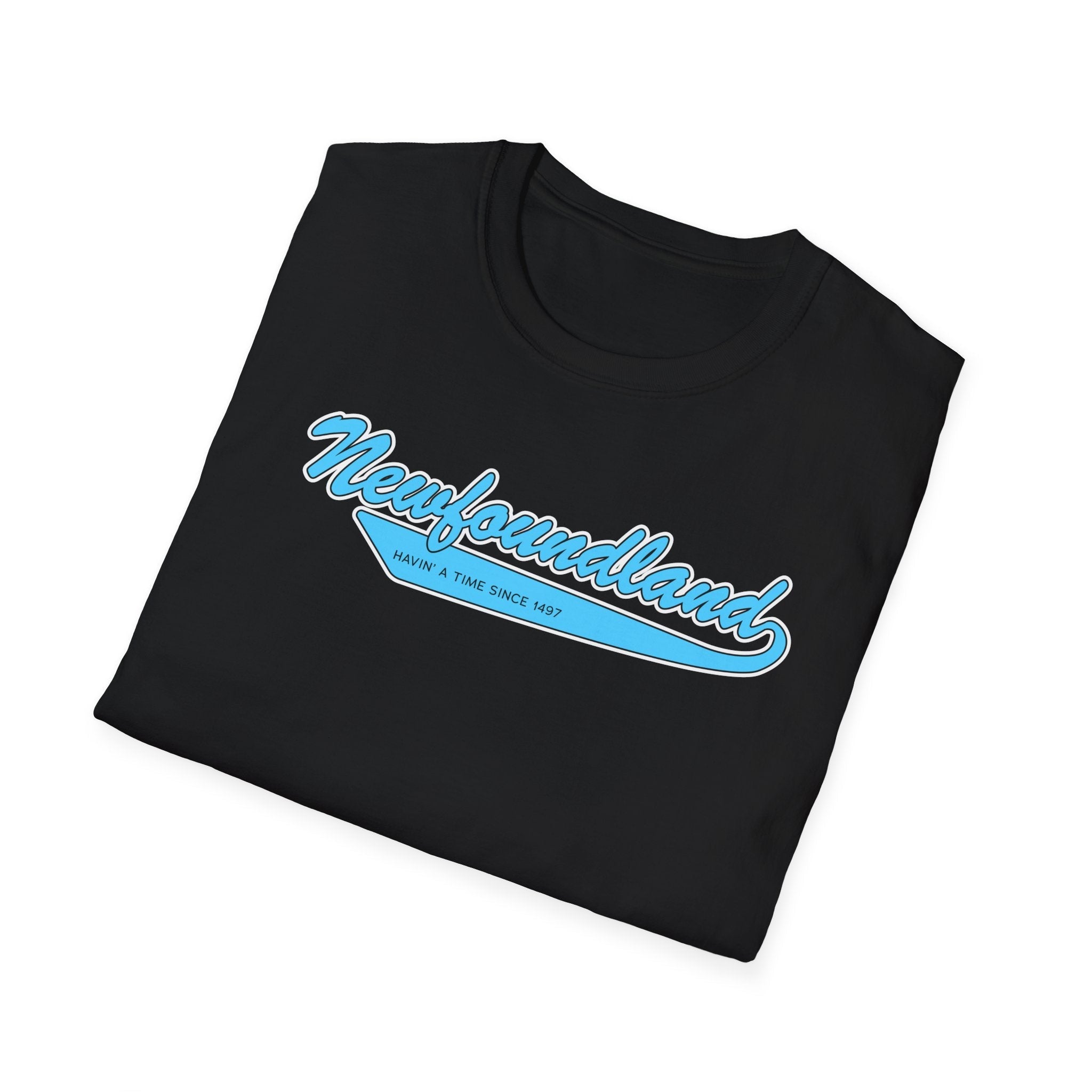 "Newfoundland Havin' A Time Since 1497" T-Shirt - Newfinese Please