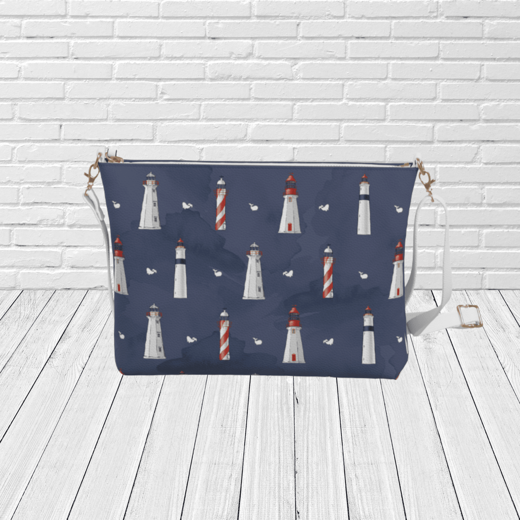 Newfoundland & Labrador Lighthouse Crossbody – Coastal Nautical Purse - Newfinese Please